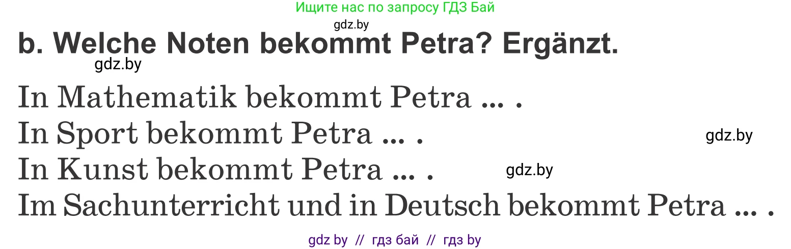 Немецкий язык (Deutsch), 4 класс Учебник (Schülerbuch), авторы: Будько Антонина Филипповна (Budjko Antonina), Урбанович Инна Ювинальевна (Urbanowitsch Ina), издательство Вышэйшая школа, Минск, 2019, жёлтого цвета, Часть 1, страница 25, номер 9b, Условие