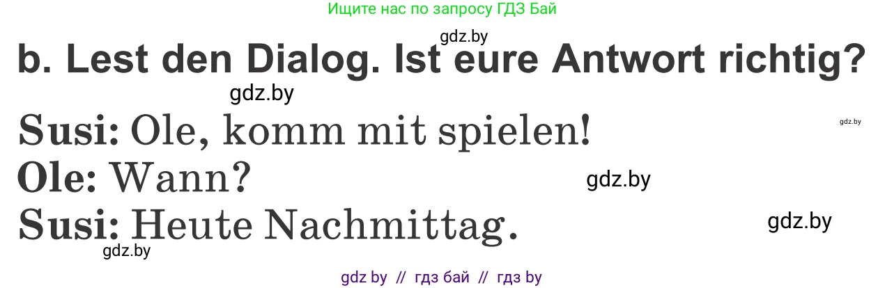 Немецкий язык (Deutsch), 4 класс Учебник (Schülerbuch), авторы: Будько Антонина Филипповна (Budjko Antonina), Урбанович Инна Ювинальевна (Urbanowitsch Ina), издательство Вышэйшая школа, Минск, 2019, жёлтого цвета, Часть 1, страница 48, номер 10b, Условие