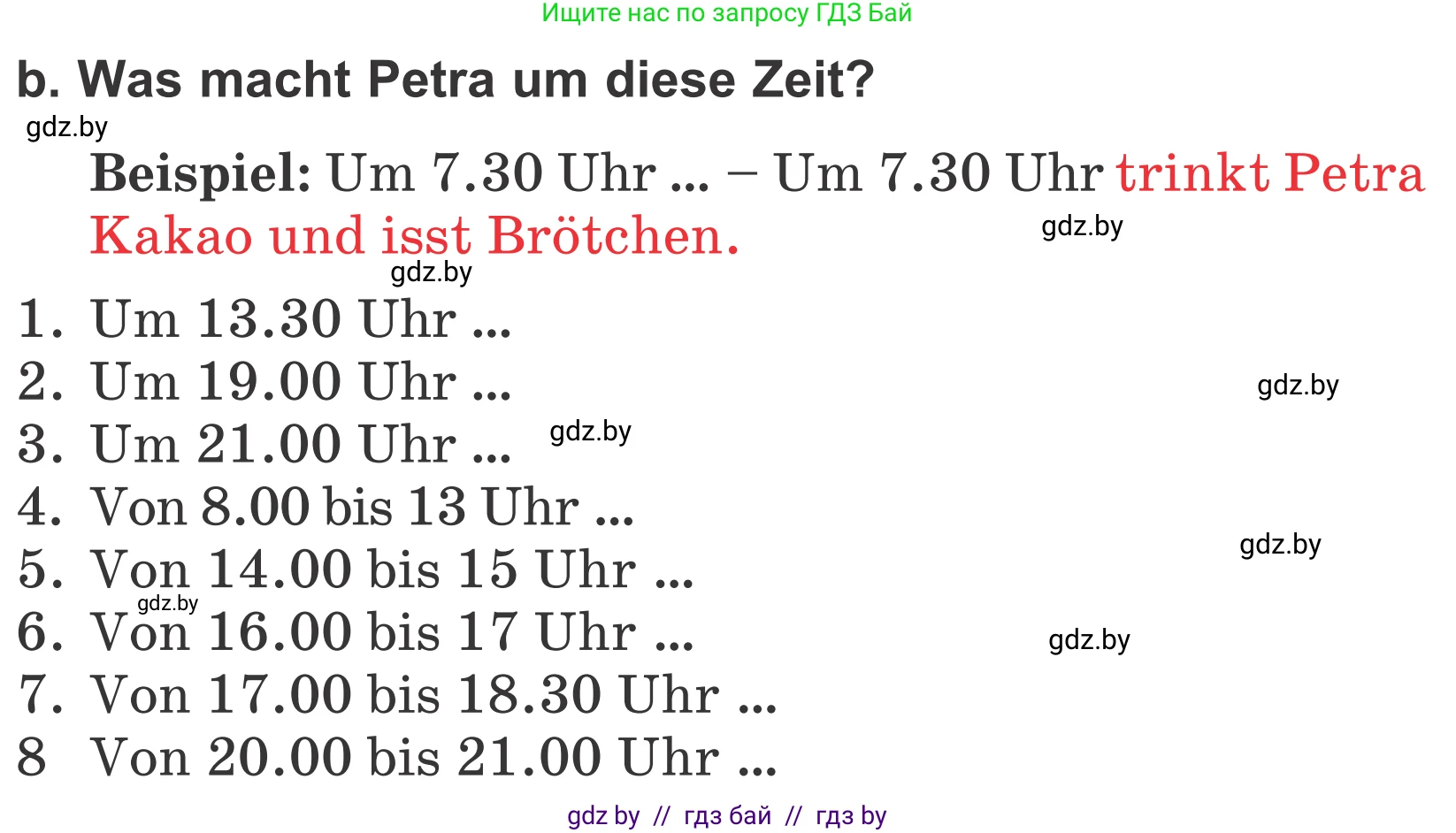 Немецкий язык (Deutsch), 4 класс Учебник (Schülerbuch), авторы: Будько Антонина Филипповна (Budjko Antonina), Урбанович Инна Ювинальевна (Urbanowitsch Ina), издательство Вышэйшая школа, Минск, 2019, жёлтого цвета, Часть 1, страница 52, номер 2b, Условие