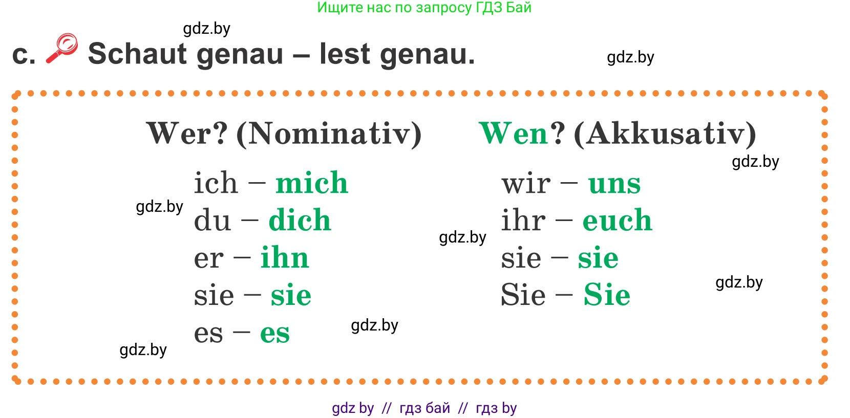 Немецкий язык (Deutsch), 4 класс Учебник (Schülerbuch), авторы: Будько Антонина Филипповна (Budjko Antonina), Урбанович Инна Ювинальевна (Urbanowitsch Ina), издательство Вышэйшая школа, Минск, 2019, жёлтого цвета, Часть 1, страница 66, номер 4c, Условие