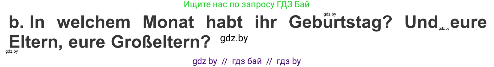 Немецкий язык (Deutsch), 4 класс Учебник (Schülerbuch), авторы: Будько Антонина Филипповна (Budjko Antonina), Урбанович Инна Ювинальевна (Urbanowitsch Ina), издательство Вышэйшая школа, Минск, 2019, жёлтого цвета, Часть 2, страница 6, номер 3b, Условие