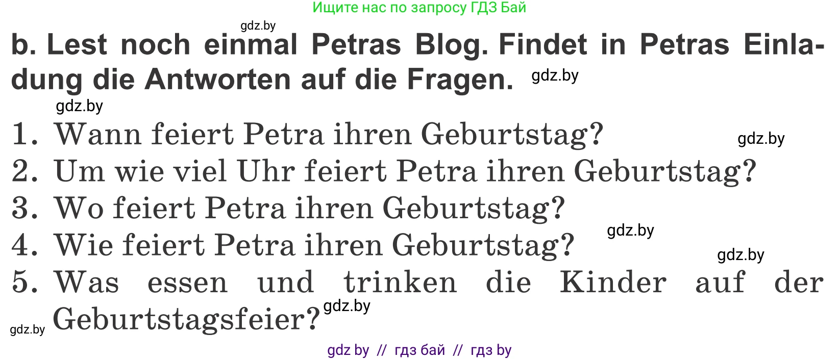 Немецкий язык (Deutsch), 4 класс Учебник (Schülerbuch), авторы: Будько Антонина Филипповна (Budjko Antonina), Урбанович Инна Ювинальевна (Urbanowitsch Ina), издательство Вышэйшая школа, Минск, 2019, жёлтого цвета, Часть 2, страница 14, номер 2b, Условие