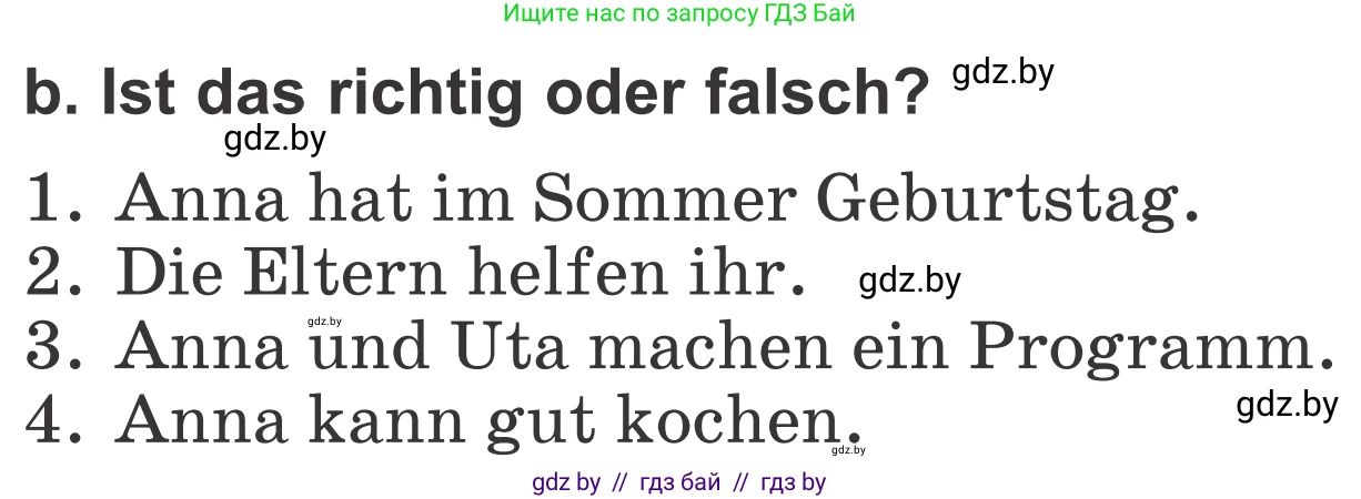 Немецкий язык (Deutsch), 4 класс Учебник (Schülerbuch), авторы: Будько Антонина Филипповна (Budjko Antonina), Урбанович Инна Ювинальевна (Urbanowitsch Ina), издательство Вышэйшая школа, Минск, 2019, жёлтого цвета, Часть 2, страница 20, номер 8b, Условие