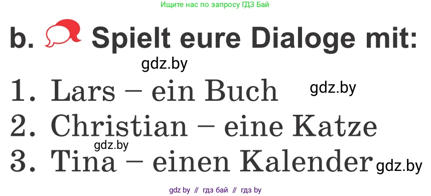 Немецкий язык (Deutsch), 4 класс Учебник (Schülerbuch), авторы: Будько Антонина Филипповна (Budjko Antonina), Урбанович Инна Ювинальевна (Urbanowitsch Ina), издательство Вышэйшая школа, Минск, 2019, жёлтого цвета, Часть 2, страница 28, номер 7b, Условие