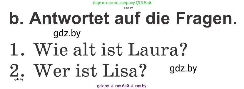 Немецкий язык (Deutsch), 4 класс Учебник (Schülerbuch), авторы: Будько Антонина Филипповна (Budjko Antonina), Урбанович Инна Ювинальевна (Urbanowitsch Ina), издательство Вышэйшая школа, Минск, 2019, жёлтого цвета, Часть 2, страница 30, номер 9b, Условие