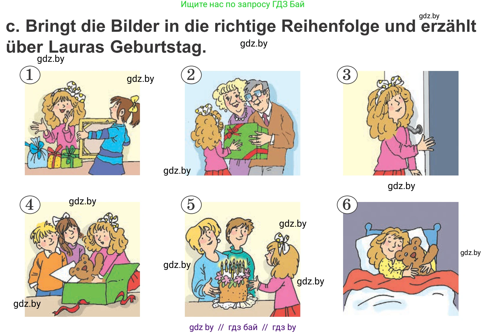 Немецкий язык (Deutsch), 4 класс Учебник (Schülerbuch), авторы: Будько Антонина Филипповна (Budjko Antonina), Урбанович Инна Ювинальевна (Urbanowitsch Ina), издательство Вышэйшая школа, Минск, 2019, жёлтого цвета, Часть 2, страница 31, номер 9c, Условие