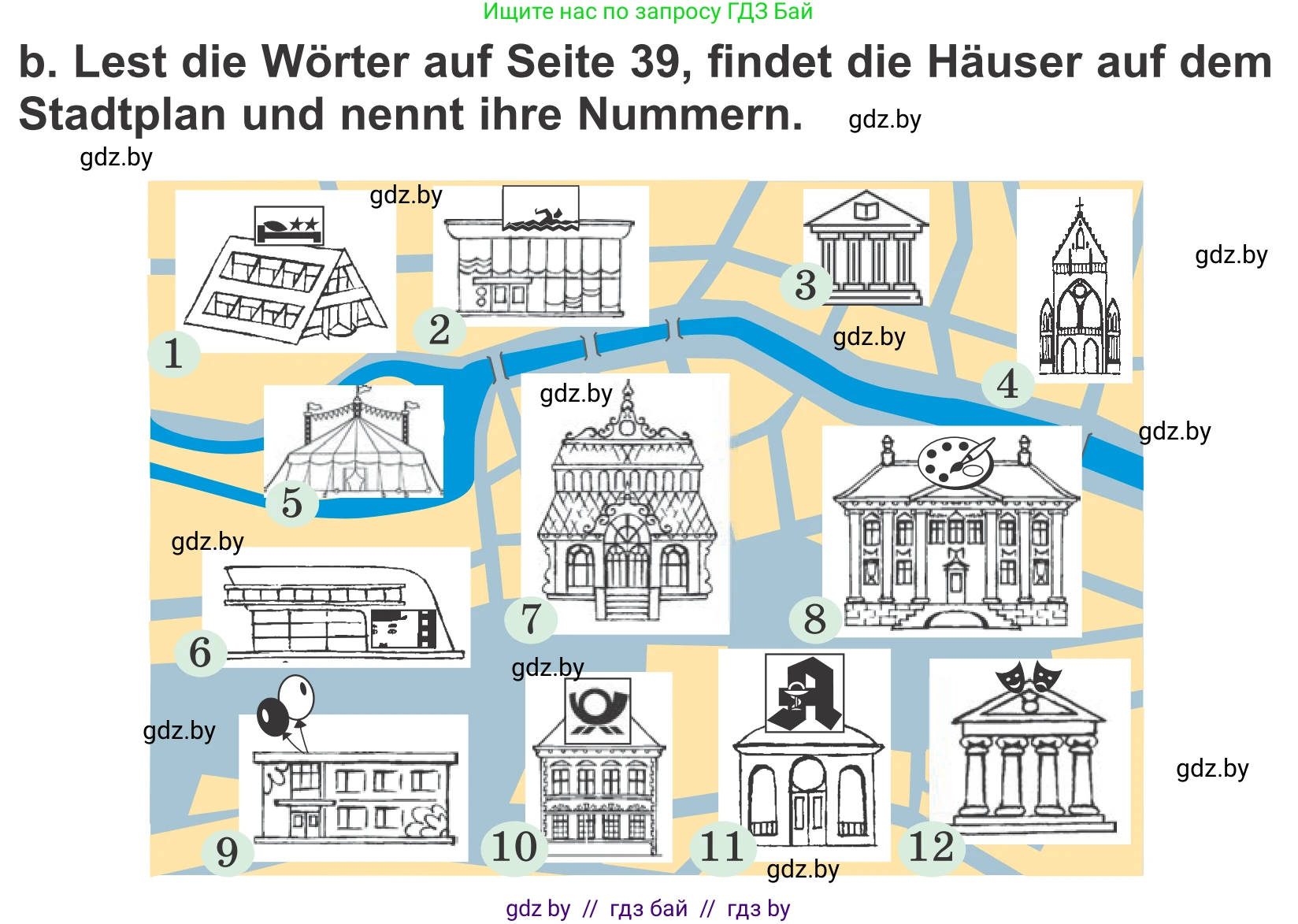 Немецкий язык (Deutsch), 4 класс Учебник (Schülerbuch), авторы: Будько Антонина Филипповна (Budjko Antonina), Урбанович Инна Ювинальевна (Urbanowitsch Ina), издательство Вышэйшая школа, Минск, 2019, жёлтого цвета, Часть 2, страница 38, номер 3b, Условие