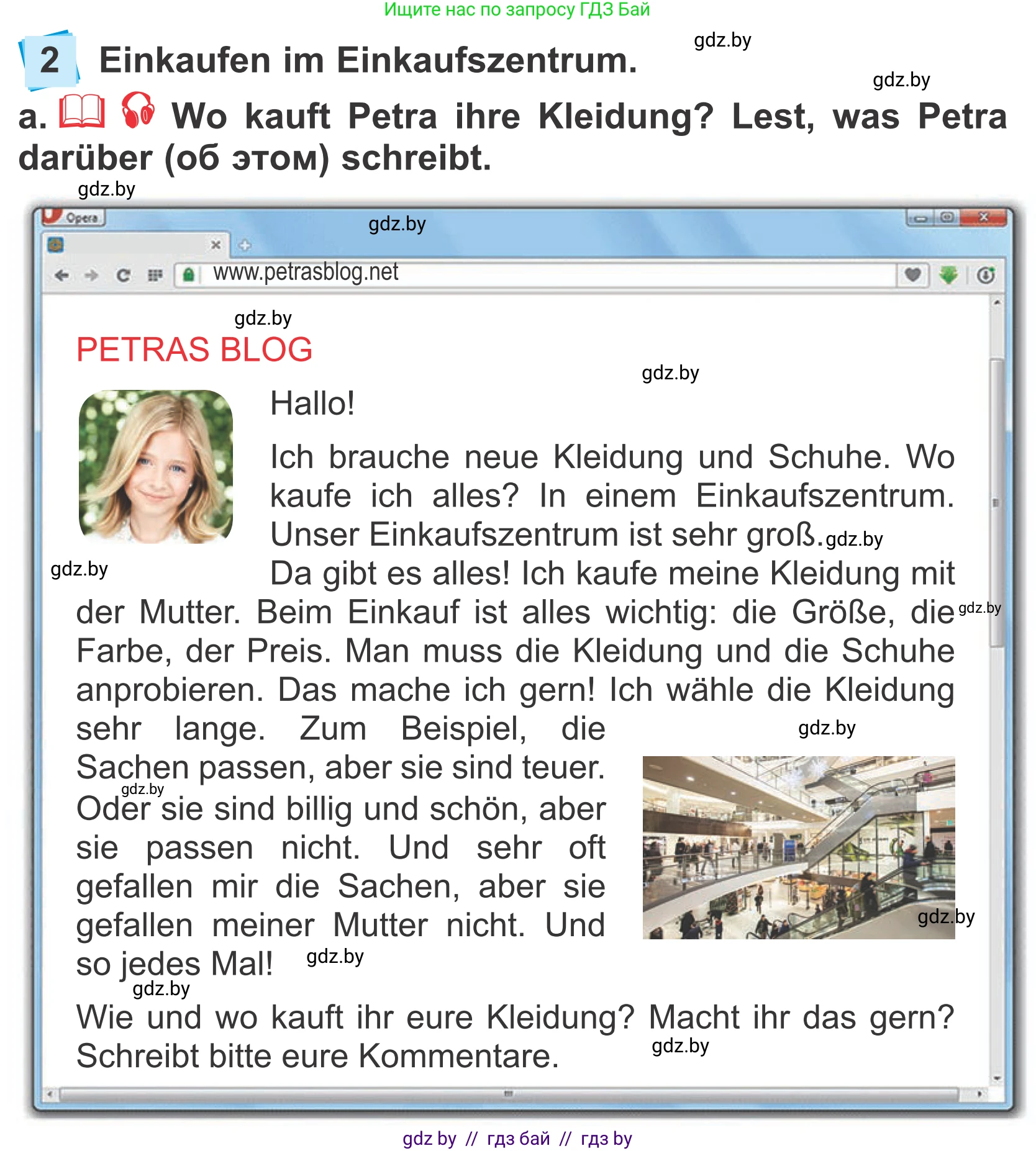 Немецкий язык (Deutsch), 4 класс Учебник (Schülerbuch), авторы: Будько Антонина Филипповна (Budjko Antonina), Урбанович Инна Ювинальевна (Urbanowitsch Ina), издательство Вышэйшая школа, Минск, 2019, жёлтого цвета, Часть 2, страница 94, номер 2a, Условие