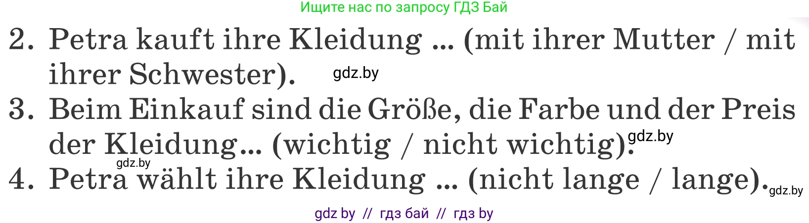 Немецкий язык (Deutsch), 4 класс Учебник (Schülerbuch), авторы: Будько Антонина Филипповна (Budjko Antonina), Урбанович Инна Ювинальевна (Urbanowitsch Ina), издательство Вышэйшая школа, Минск, 2019, жёлтого цвета, Часть 2, страница 94, номер 2b, Условие (продолжение 2)