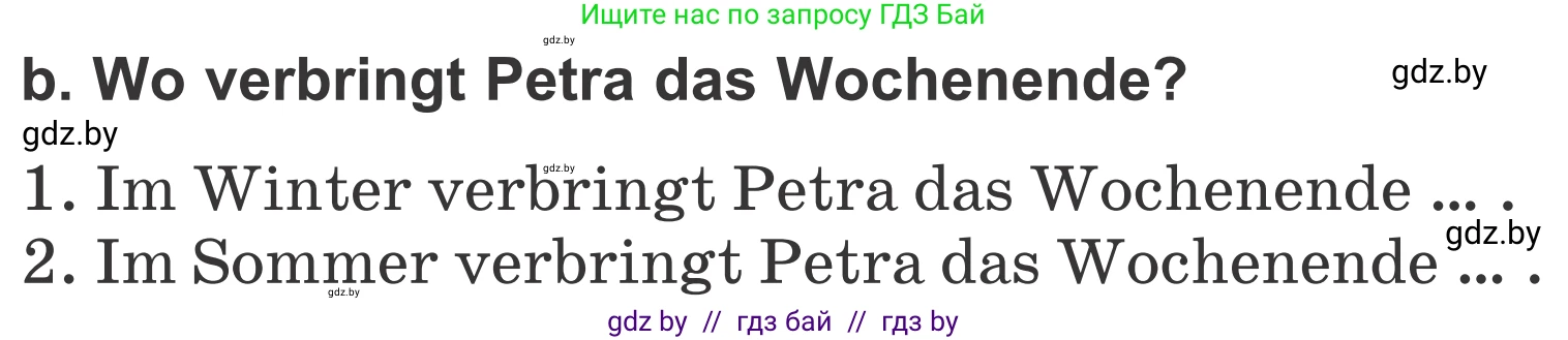 Немецкий язык (Deutsch), 4 класс Учебник (Schülerbuch), авторы: Будько Антонина Филипповна (Budjko Antonina), Урбанович Инна Ювинальевна (Urbanowitsch Ina), издательство Вышэйшая школа, Минск, 2019, жёлтого цвета, Часть 2, страница 106, номер 2b, Условие