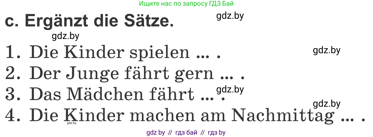 Немецкий язык (Deutsch), 4 класс Учебник (Schülerbuch), авторы: Будько Антонина Филипповна (Budjko Antonina), Урбанович Инна Ювинальевна (Urbanowitsch Ina), издательство Вышэйшая школа, Минск, 2019, жёлтого цвета, Часть 2, страница 119, номер 3c, Условие
