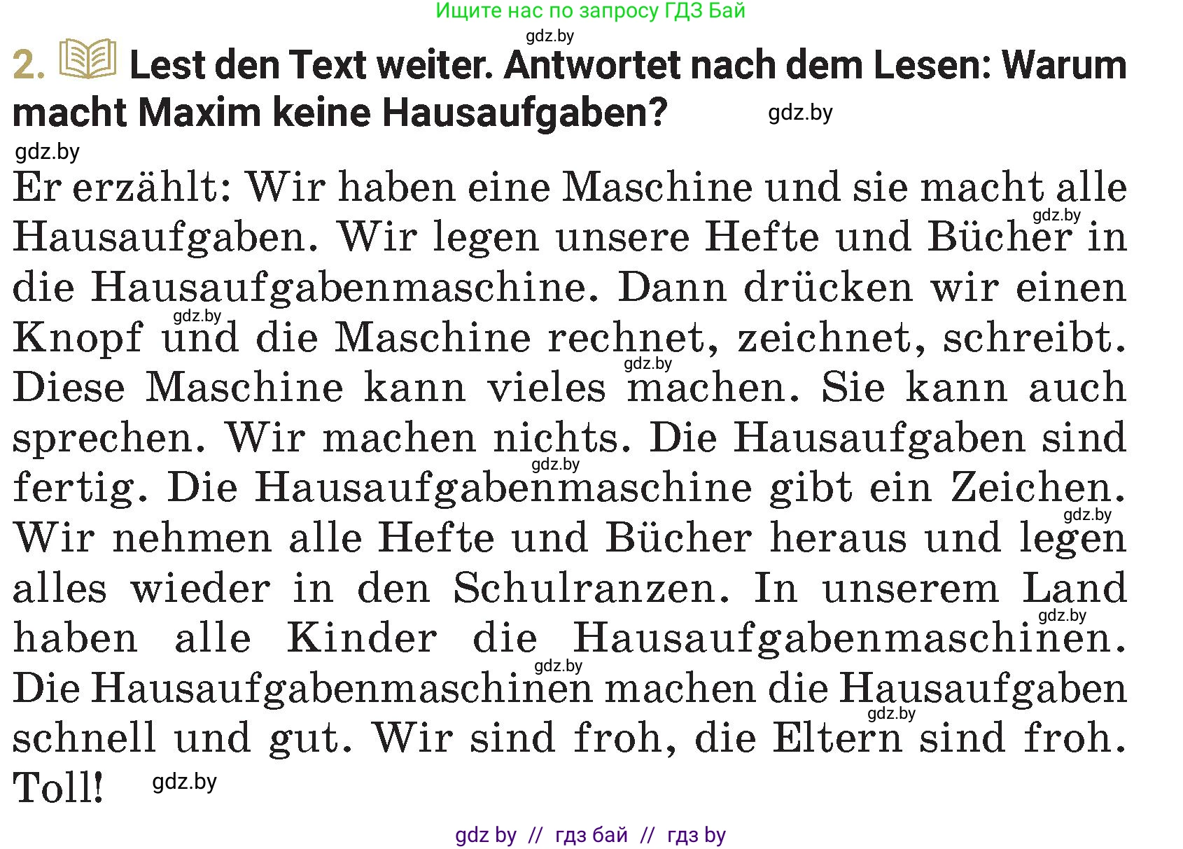 Немецкий язык (Deutsch), 4 класс Учебник (Schülerbuch), авторы: Будько Антонина Филипповна (Budjko Antonina), Кохановская Анна Леонидовна, издательство Адукацыя i выхаванне, Минск, 2026, голубого цвета, страница 115, номер 2, Условие