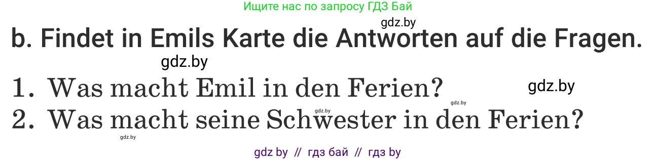 Немецкий язык (Deutsch), 5 класс Учебник (Schülerbuch), авторы: Будько Антонина Филипповна (Budjko Antonina), Урбанович Инна Ювинальевна (Urbanowitsch Ina), издательство Вышэйшая школа, Минск, 2020, жёлтого цвета, Часть 1, страница 15, номер 7b, Условие