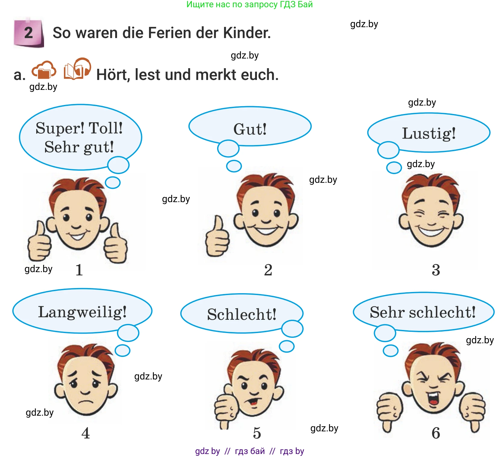 Немецкий язык (Deutsch), 5 класс Учебник (Schülerbuch), авторы: Будько Антонина Филипповна (Budjko Antonina), Урбанович Инна Ювинальевна (Urbanowitsch Ina), издательство Вышэйшая школа, Минск, 2020, жёлтого цвета, Часть 1, страница 21, номер 2a, Условие