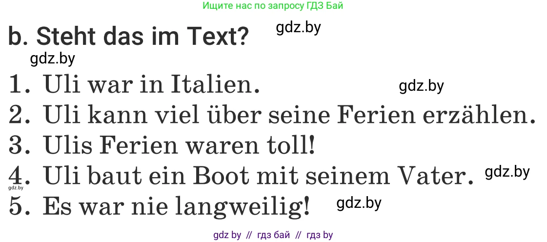 Немецкий язык (Deutsch), 5 класс Учебник (Schülerbuch), авторы: Будько Антонина Филипповна (Budjko Antonina), Урбанович Инна Ювинальевна (Urbanowitsch Ina), издательство Вышэйшая школа, Минск, 2020, жёлтого цвета, Часть 1, страница 28, номер 5b, Условие