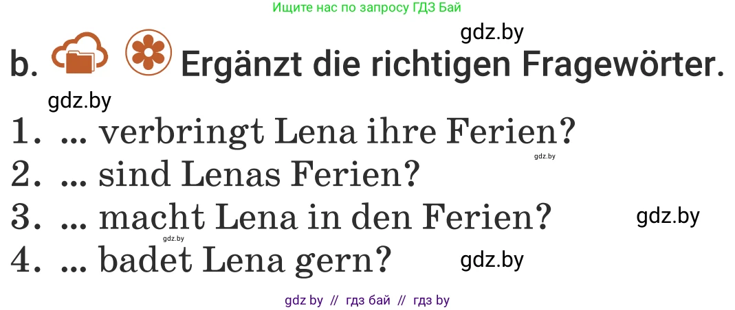 Немецкий язык (Deutsch), 5 класс Учебник (Schülerbuch), авторы: Будько Антонина Филипповна (Budjko Antonina), Урбанович Инна Ювинальевна (Urbanowitsch Ina), издательство Вышэйшая школа, Минск, 2020, жёлтого цвета, Часть 1, страница 42, номер 7b, Условие