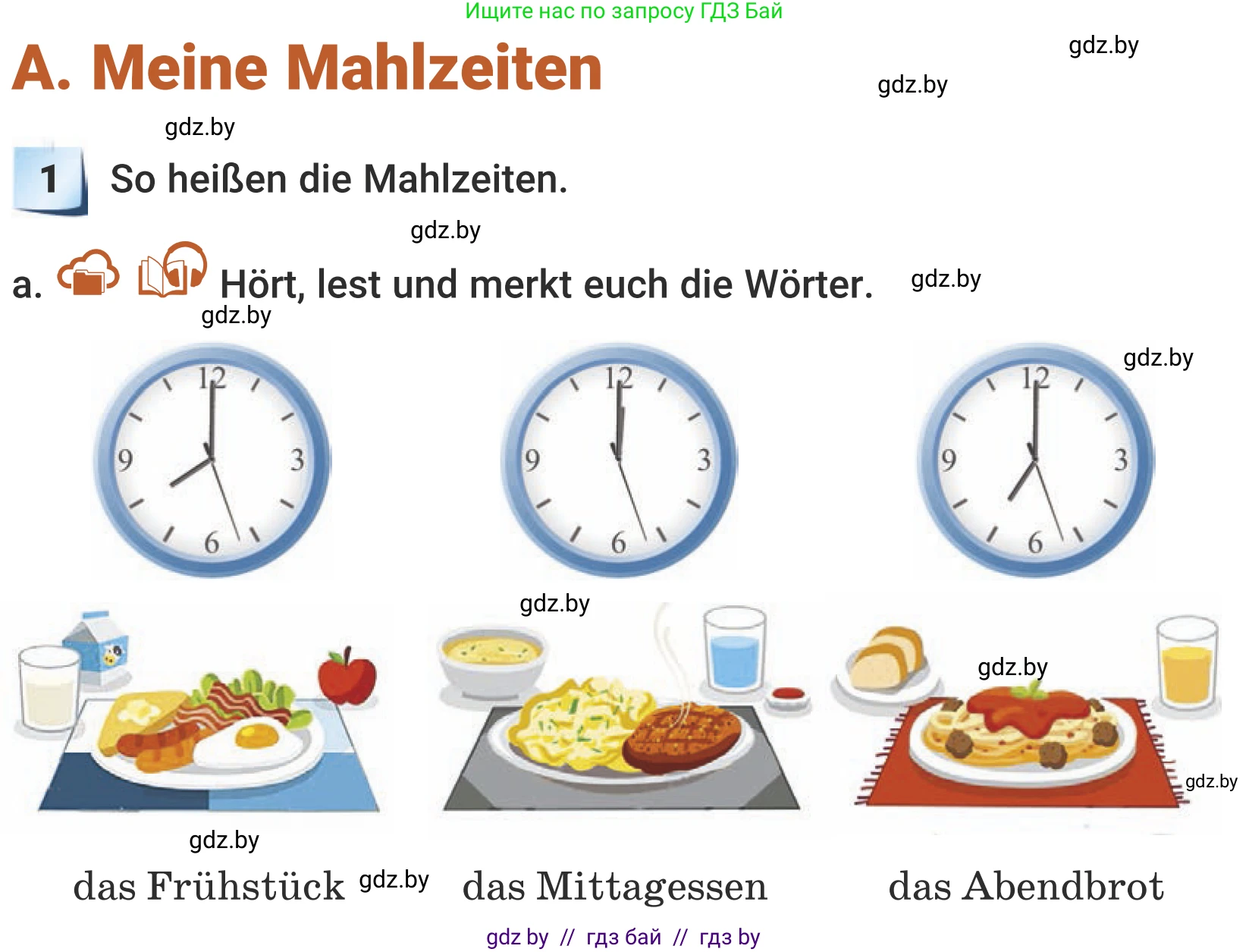 Немецкий язык (Deutsch), 5 класс Учебник (Schülerbuch), авторы: Будько Антонина Филипповна (Budjko Antonina), Урбанович Инна Ювинальевна (Urbanowitsch Ina), издательство Вышэйшая школа, Минск, 2020, жёлтого цвета, Часть 1, страница 47, номер 1a, Условие