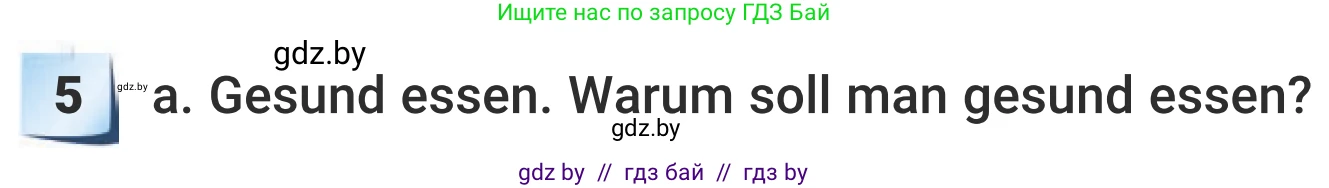 Немецкий язык (Deutsch), 5 класс Учебник (Schülerbuch), авторы: Будько Антонина Филипповна (Budjko Antonina), Урбанович Инна Ювинальевна (Urbanowitsch Ina), издательство Вышэйшая школа, Минск, 2020, жёлтого цвета, Часть 1, страница 53, номер 5a, Условие