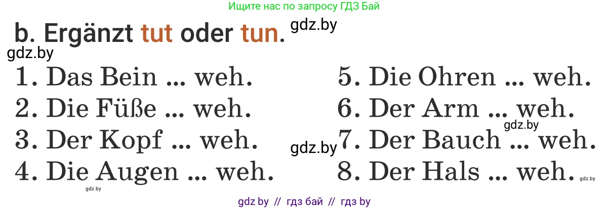 Немецкий язык (Deutsch), 5 класс Учебник (Schülerbuch), авторы: Будько Антонина Филипповна (Budjko Antonina), Урбанович Инна Ювинальевна (Urbanowitsch Ina), издательство Вышэйшая школа, Минск, 2020, жёлтого цвета, Часть 1, страница 78, номер 2b, Условие