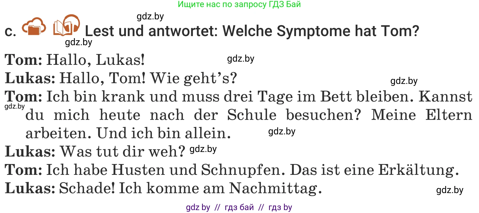 Немецкий язык (Deutsch), 5 класс Учебник (Schülerbuch), авторы: Будько Антонина Филипповна (Budjko Antonina), Урбанович Инна Ювинальевна (Urbanowitsch Ina), издательство Вышэйшая школа, Минск, 2020, жёлтого цвета, Часть 1, страница 79, номер 3c, Условие