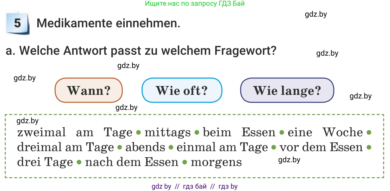 Немецкий язык (Deutsch), 5 класс Учебник (Schülerbuch), авторы: Будько Антонина Филипповна (Budjko Antonina), Урбанович Инна Ювинальевна (Urbanowitsch Ina), издательство Вышэйшая школа, Минск, 2020, жёлтого цвета, Часть 1, страница 81, номер 5a, Условие
