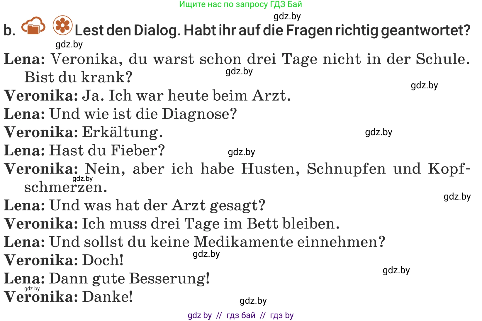 Немецкий язык (Deutsch), 5 класс Учебник (Schülerbuch), авторы: Будько Антонина Филипповна (Budjko Antonina), Урбанович Инна Ювинальевна (Urbanowitsch Ina), издательство Вышэйшая школа, Минск, 2020, жёлтого цвета, Часть 1, страница 83, номер 7b, Условие