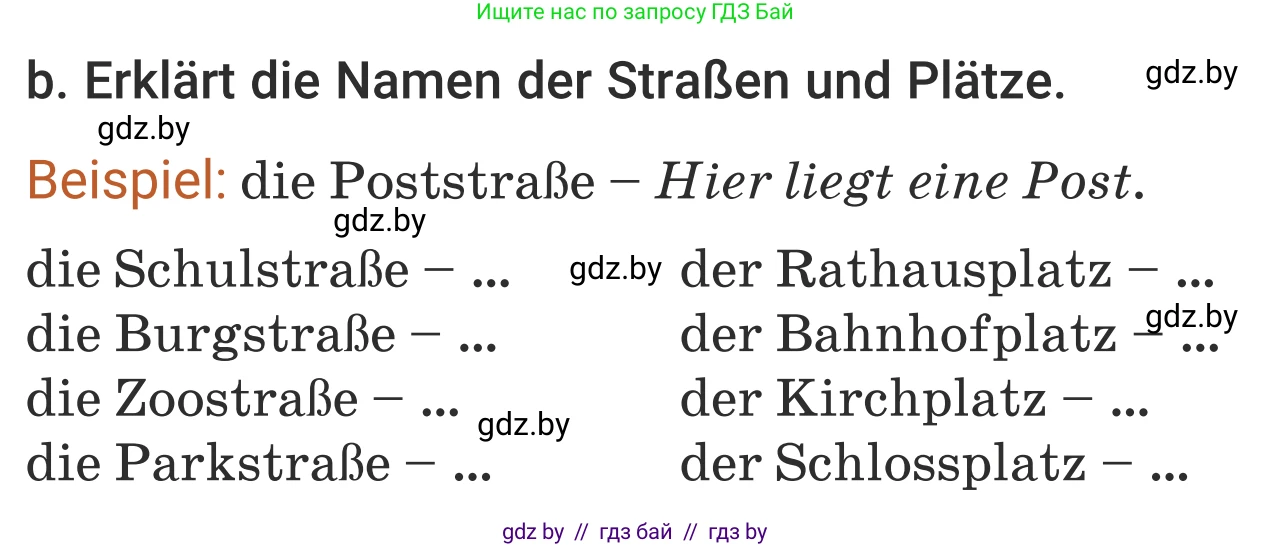 Немецкий язык (Deutsch), 5 класс Учебник (Schülerbuch), авторы: Будько Антонина Филипповна (Budjko Antonina), Урбанович Инна Ювинальевна (Urbanowitsch Ina), издательство Вышэйшая школа, Минск, 2020, жёлтого цвета, Часть 2, страница 18, номер 8b, Условие