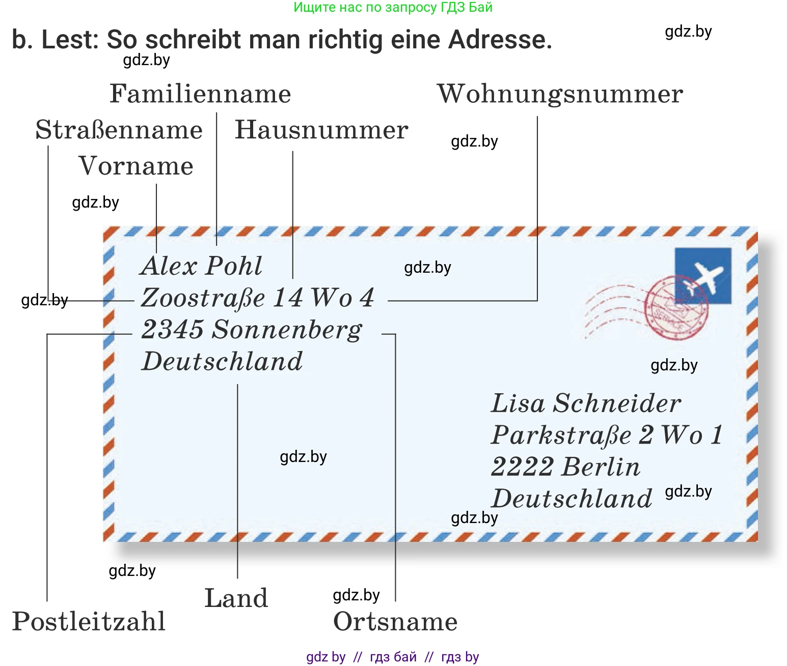 Немецкий язык (Deutsch), 5 класс Учебник (Schülerbuch), авторы: Будько Антонина Филипповна (Budjko Antonina), Урбанович Инна Ювинальевна (Urbanowitsch Ina), издательство Вышэйшая школа, Минск, 2020, жёлтого цвета, Часть 2, страница 20, номер 9b, Условие