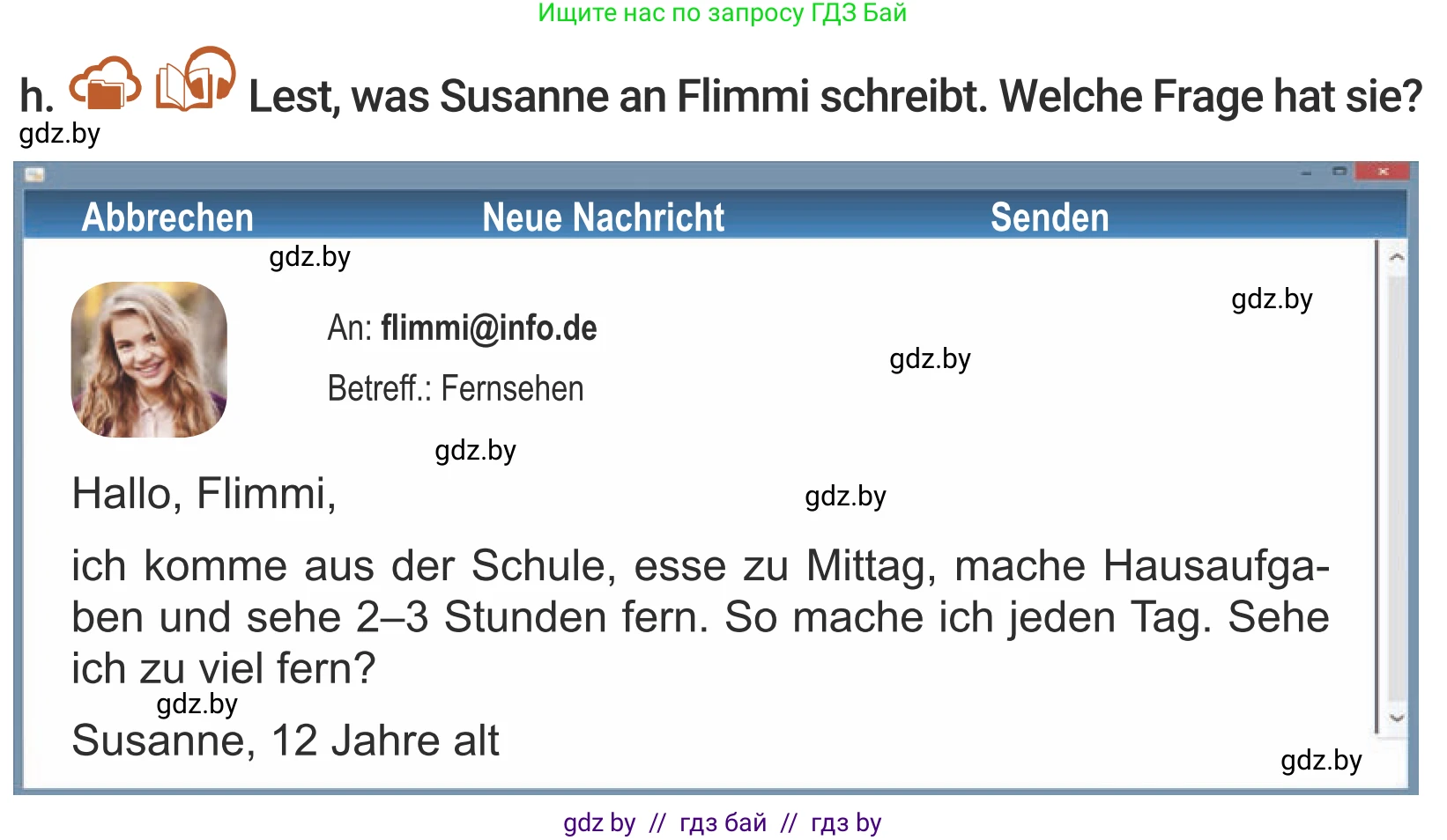 Немецкий язык (Deutsch), 5 класс Учебник (Schülerbuch), авторы: Будько Антонина Филипповна (Budjko Antonina), Урбанович Инна Ювинальевна (Urbanowitsch Ina), издательство Вышэйшая школа, Минск, 2020, жёлтого цвета, Часть 2, страница 60, номер 3h, Условие