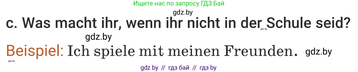 Немецкий язык (Deutsch), 5 класс Учебник (Schülerbuch), авторы: Будько Антонина Филипповна (Budjko Antonina), Урбанович Инна Ювинальевна (Urbanowitsch Ina), издательство Вышэйшая школа, Минск, 2020, жёлтого цвета, Часть 2, страница 65, номер 8c, Условие