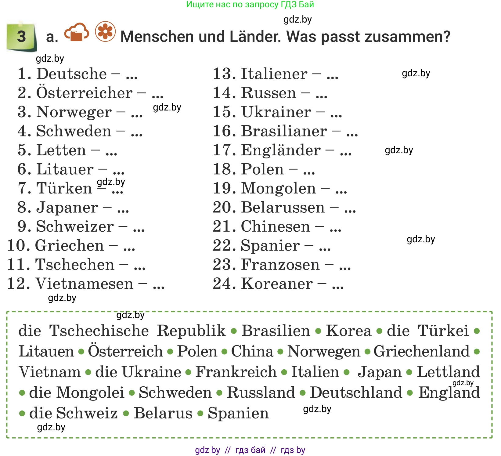 Немецкий язык (Deutsch), 5 класс Учебник (Schülerbuch), авторы: Будько Антонина Филипповна (Budjko Antonina), Урбанович Инна Ювинальевна (Urbanowitsch Ina), издательство Вышэйшая школа, Минск, 2020, жёлтого цвета, Часть 2, страница 91, номер 3a, Условие