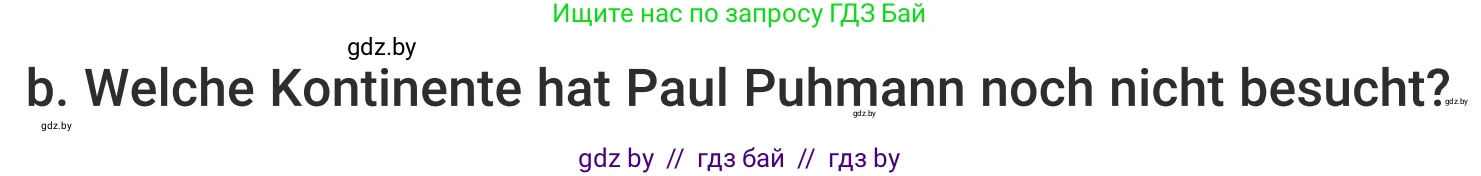Немецкий язык (Deutsch), 5 класс Учебник (Schülerbuch), авторы: Будько Антонина Филипповна (Budjko Antonina), Урбанович Инна Ювинальевна (Urbanowitsch Ina), издательство Вышэйшая школа, Минск, 2020, жёлтого цвета, Часть 2, страница 96, номер 6b, Условие