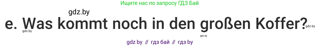 Немецкий язык (Deutsch), 5 класс Учебник (Schülerbuch), авторы: Будько Антонина Филипповна (Budjko Antonina), Урбанович Инна Ювинальевна (Urbanowitsch Ina), издательство Вышэйшая школа, Минск, 2020, жёлтого цвета, Часть 2, страница 121, номер 5e, Условие