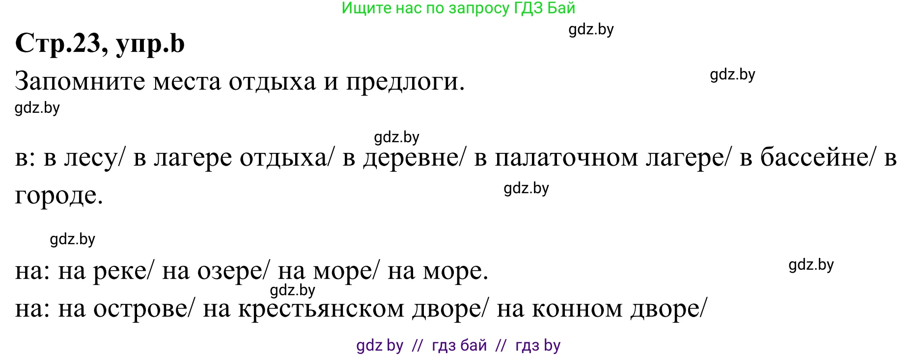 Немецкий язык (Deutsch), 5 класс Учебник (Schülerbuch), авторы: Будько Антонина Филипповна (Budjko Antonina), Урбанович Инна Ювинальевна (Urbanowitsch Ina), издательство Вышэйшая школа, Минск, 2020, жёлтого цвета, Часть 1, страница 23, номер 3b, Решение 2