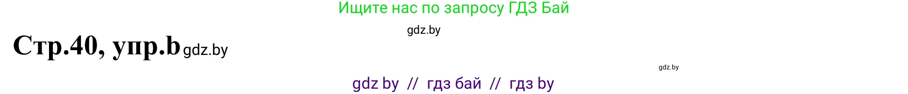 Немецкий язык (Deutsch), 5 класс Учебник (Schülerbuch), авторы: Будько Антонина Филипповна (Budjko Antonina), Урбанович Инна Ювинальевна (Urbanowitsch Ina), издательство Вышэйшая школа, Минск, 2020, жёлтого цвета, Часть 1, страница 40, номер 5b, Решение 2