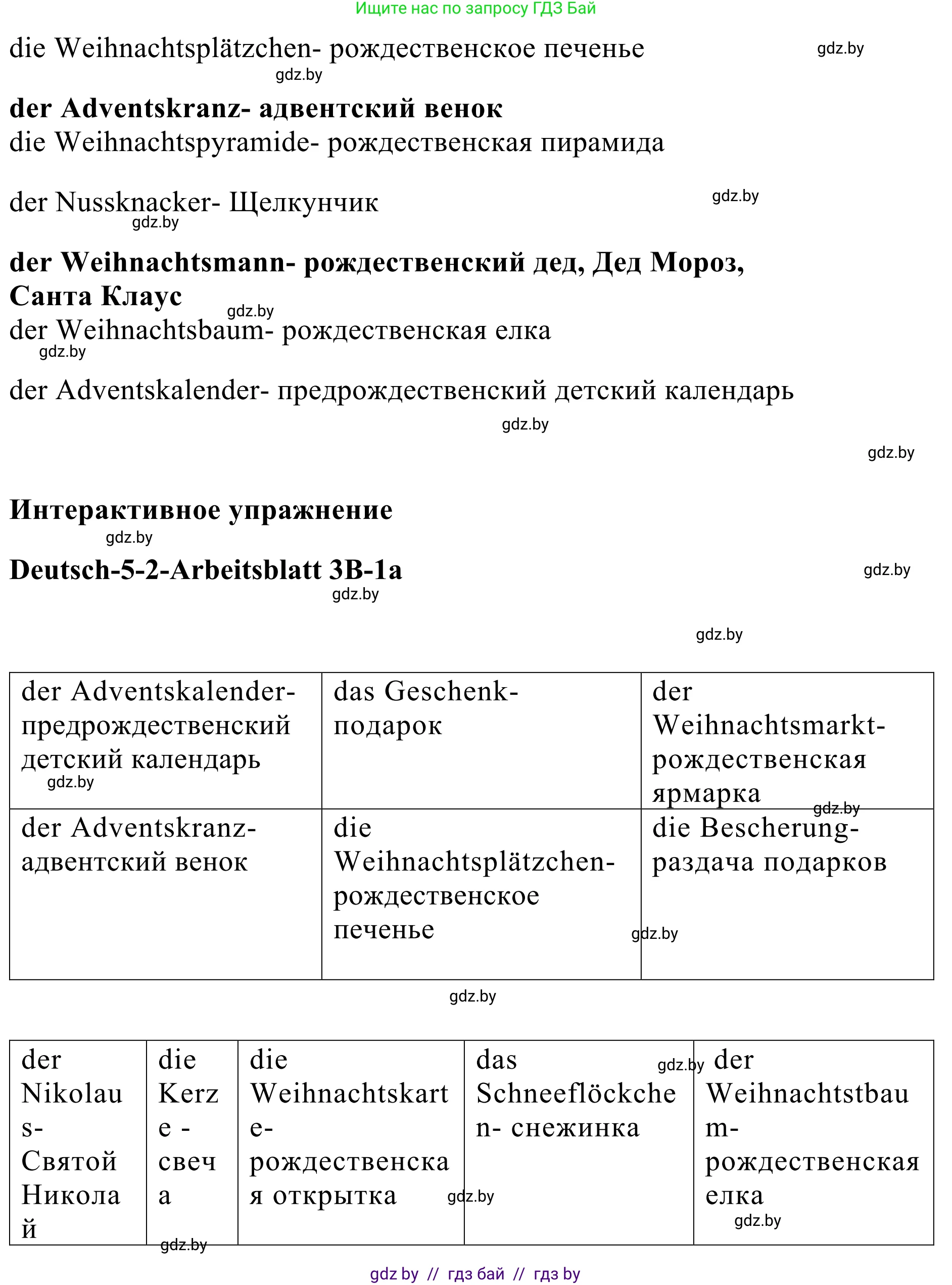Немецкий язык (Deutsch), 5 класс Учебник (Schülerbuch), авторы: Будько Антонина Филипповна (Budjko Antonina), Урбанович Инна Ювинальевна (Urbanowitsch Ina), издательство Вышэйшая школа, Минск, 2020, жёлтого цвета, Часть 1, страница 99, номер 1a, Решение 2 (продолжение 2)