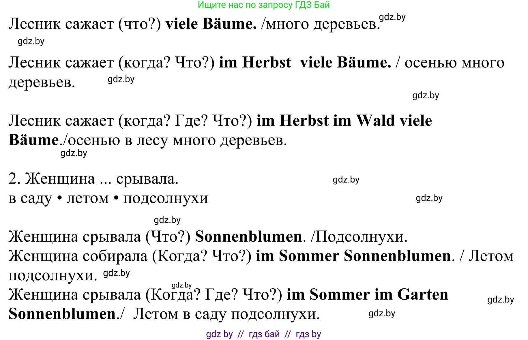 Немецкий язык (Deutsch), 6 класс рабочая тетрадь (arbeitsheft), авторы: Будько Антонина Филипповна (Budjko Antonina), Урбанович Инна Ювинальевна (Urbanowitsch Ina), издательство Аверсэв, Минск, 2020, красного цвета, страница 96, номер 9, Решение (продолжение 2)
