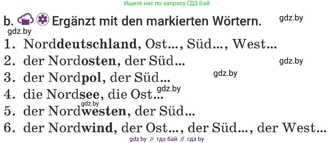 Немецкий язык (Deutsch), 6 класс Учебник (Schülerbuch), авторы: Будько Антонина Филипповна (Budjko Antonina), Урбанович Инна Ювинальевна (Urbanowitsch Ina), издательство Вышэйшая школа, Минск, 2020, бежевого цвета, страница 224, номер b, Условие