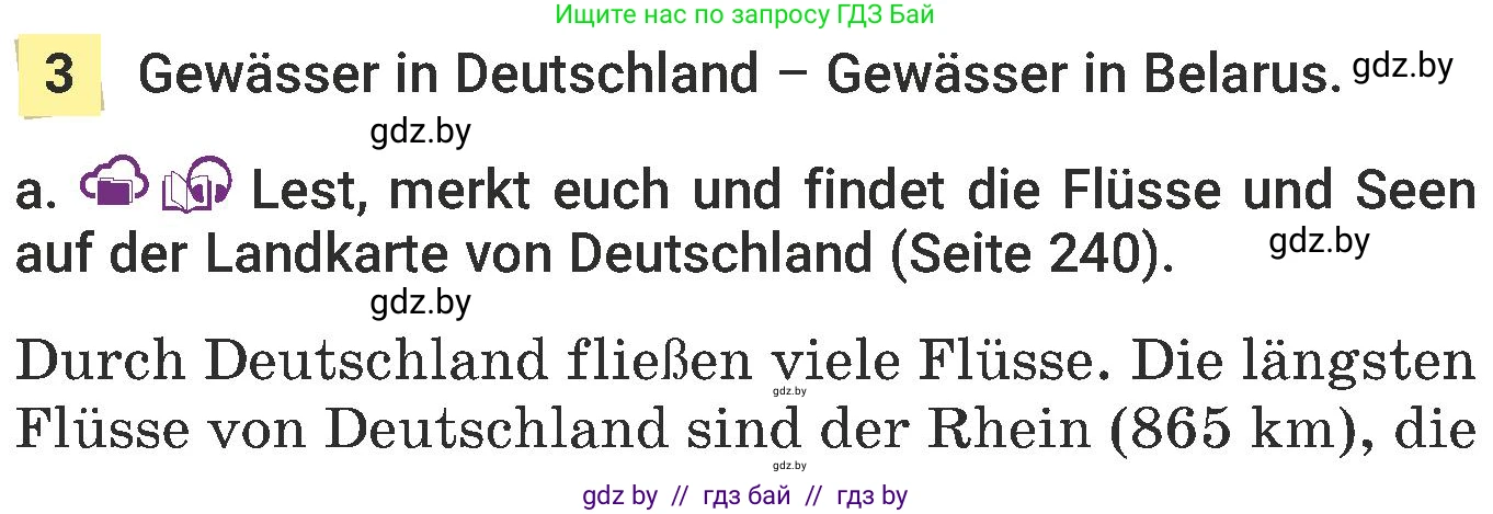 Немецкий язык (Deutsch), 6 класс Учебник (Schülerbuch), авторы: Будько Антонина Филипповна (Budjko Antonina), Урбанович Инна Ювинальевна (Urbanowitsch Ina), издательство Вышэйшая школа, Минск, 2020, бежевого цвета, страница 242, номер a, Условие
