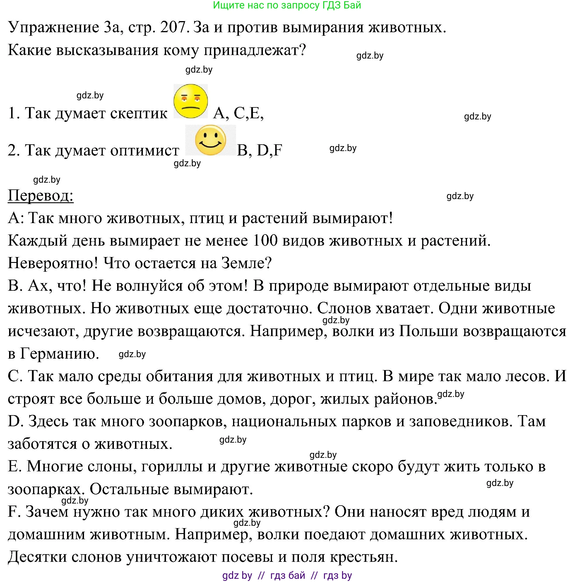 Немецкий язык (Deutsch), 6 класс Учебник (Schülerbuch), авторы: Будько Антонина Филипповна (Budjko Antonina), Урбанович Инна Ювинальевна (Urbanowitsch Ina), издательство Вышэйшая школа, Минск, 2020, бежевого цвета, страница 207, номер a, Решение