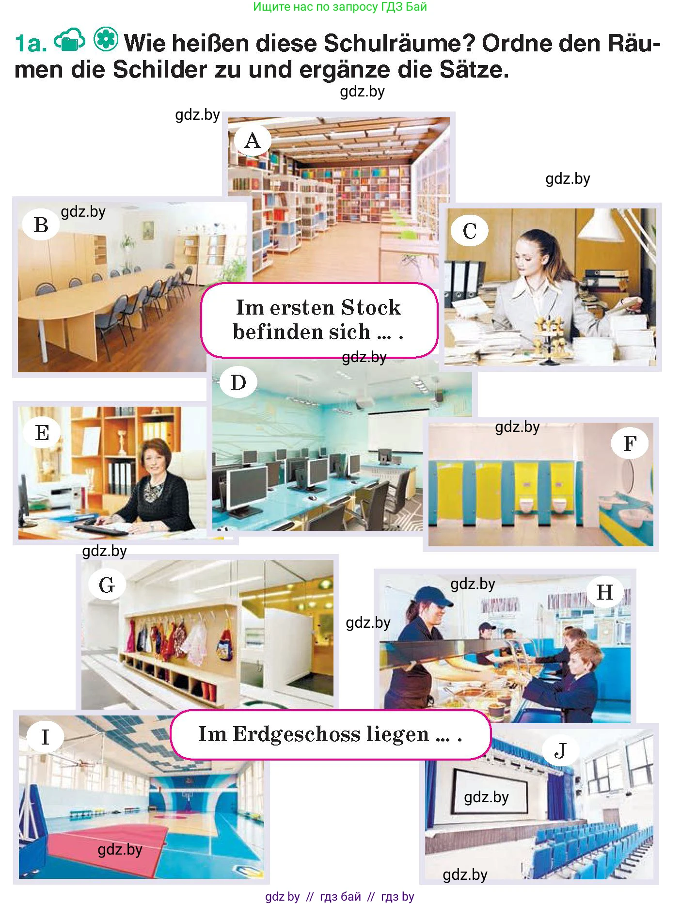 Немецкий язык (Deutsch), 6 класс Учебник (Schülerbuch), авторы: Зуевская Елена Викторовна, Салынская Светлана Ивановна, Негурэ Ольга Вячеславовна, издательство Вышэйшая школа, Минск, 2022, жёлтого цвета, Teil 1, страница 26, номер 1, Условие