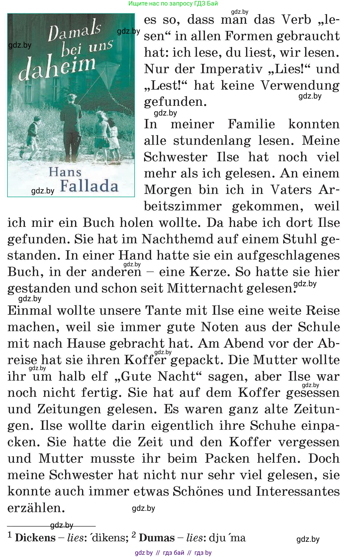 Немецкий язык (Deutsch), 6 класс Учебник (Schülerbuch), авторы: Зуевская Елена Викторовна, Салынская Светлана Ивановна, Негурэ Ольга Вячеславовна, издательство Вышэйшая школа, Минск, 2022, жёлтого цвета, Teil 1, страница 73, номер 1, Условие (продолжение 2)