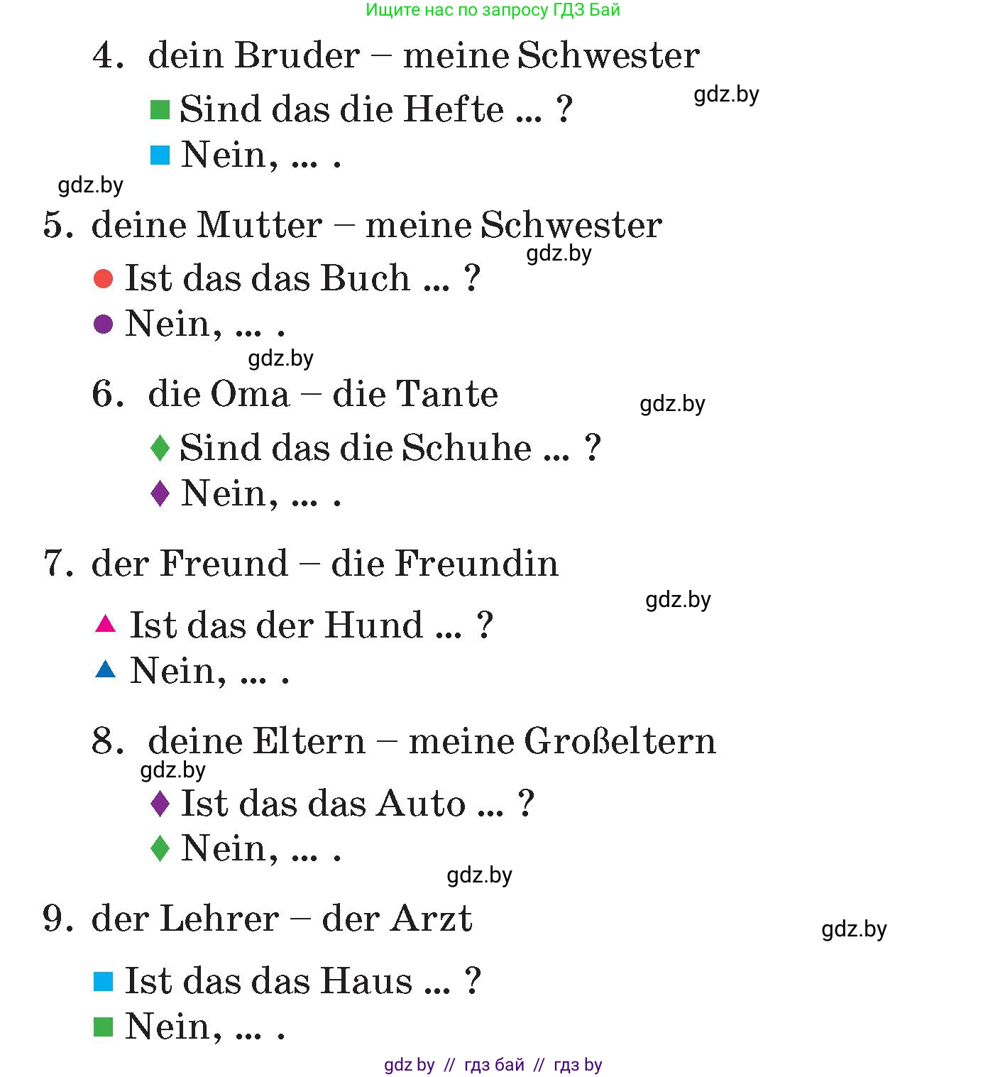 Немецкий язык (Deutsch), 6 класс Учебник (Schülerbuch), авторы: Зуевская Елена Викторовна, Салынская Светлана Ивановна, Негурэ Ольга Вячеславовна, издательство Вышэйшая школа, Минск, 2022, жёлтого цвета, Teil 1, страница 80, номер 8, Условие (продолжение 2)