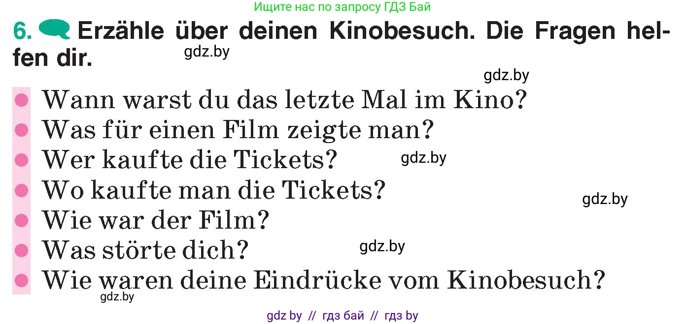 Немецкий язык (Deutsch), 6 класс Учебник (Schülerbuch), авторы: Зуевская Елена Викторовна, Салынская Светлана Ивановна, Негурэ Ольга Вячеславовна, издательство Вышэйшая школа, Минск, 2022, жёлтого цвета, Teil 1, страница 115, номер 6, Условие