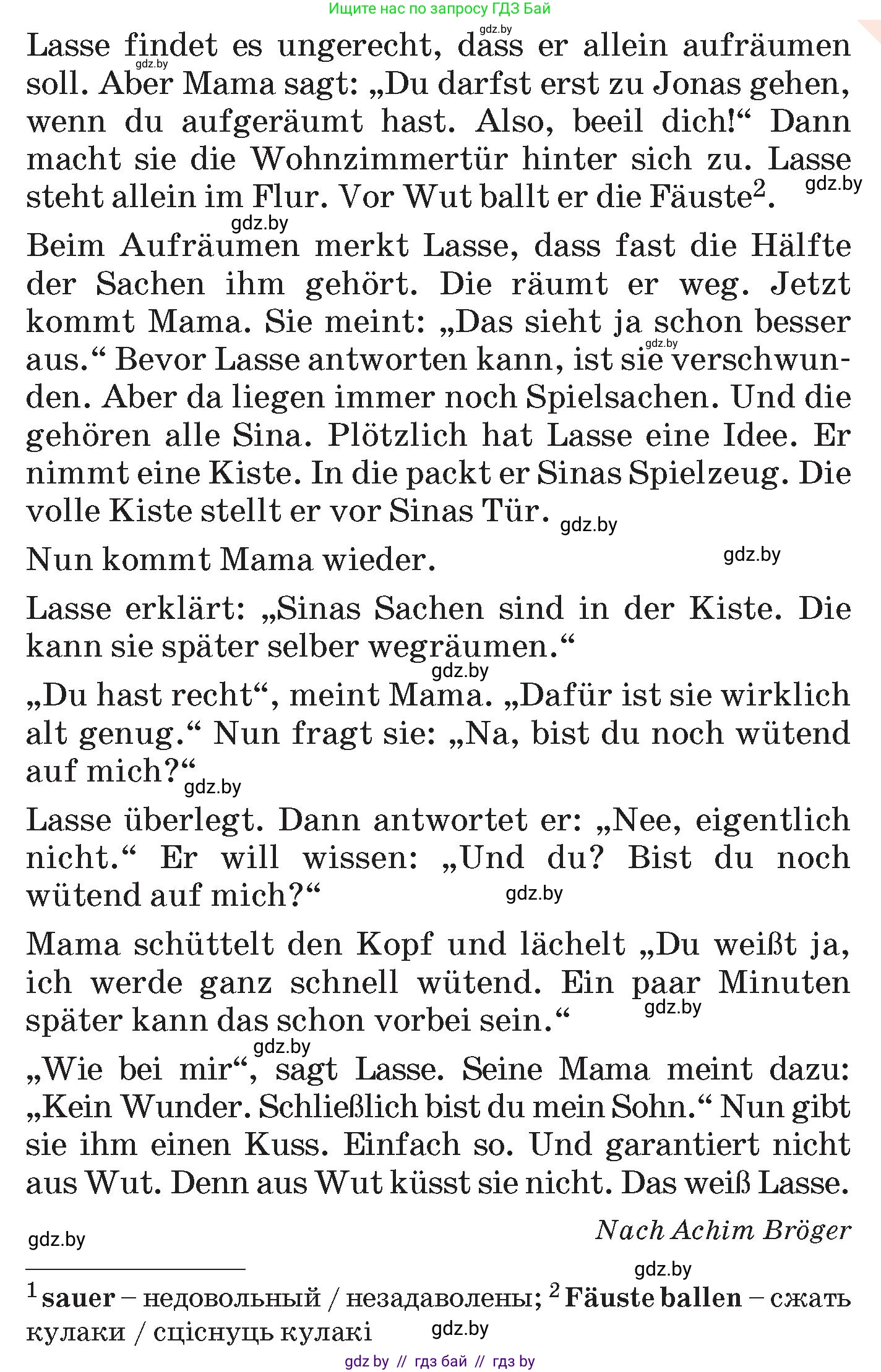Немецкий язык (Deutsch), 6 класс Учебник (Schülerbuch), авторы: Зуевская Елена Викторовна, Салынская Светлана Ивановна, Негурэ Ольга Вячеславовна, издательство Вышэйшая школа, Минск, 2022, жёлтого цвета, Teil 2, страница 30, номер 12, Условие (продолжение 2)