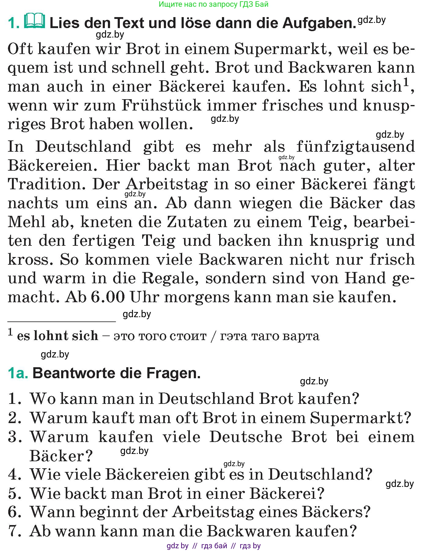 Немецкий язык (Deutsch), 6 класс Учебник (Schülerbuch), авторы: Зуевская Елена Викторовна, Салынская Светлана Ивановна, Негурэ Ольга Вячеславовна, издательство Вышэйшая школа, Минск, 2022, жёлтого цвета, Teil 2, страница 58, номер 1, Условие