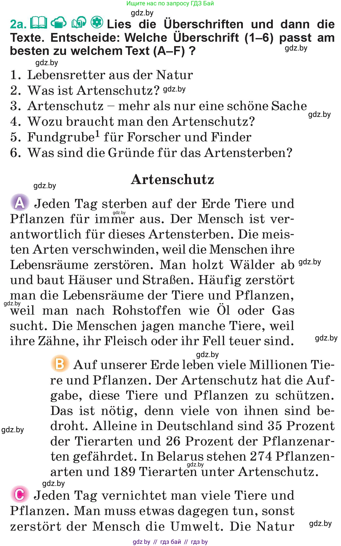 Немецкий язык (Deutsch), 6 класс Учебник (Schülerbuch), авторы: Зуевская Елена Викторовна, Салынская Светлана Ивановна, Негурэ Ольга Вячеславовна, издательство Вышэйшая школа, Минск, 2022, жёлтого цвета, Teil 2, страница 114, номер 2, Условие