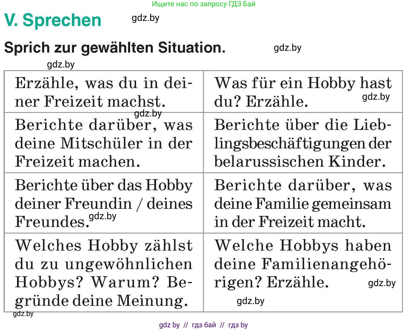 Немецкий язык (Deutsch), 6 класс Учебник (Schülerbuch), авторы: Зуевская Елена Викторовна, Салынская Светлана Ивановна, Негурэ Ольга Вячеславовна, издательство Вышэйшая школа, Минск, 2022, жёлтого цвета, Teil 1, страница 128, номер 5, Условие
