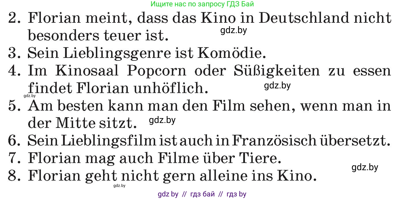 Немецкий язык (Deutsch), 6 класс Учебник (Schülerbuch), авторы: Зуевская Елена Викторовна, Салынская Светлана Ивановна, Негурэ Ольга Вячеславовна, издательство Вышэйшая школа, Минск, 2022, жёлтого цвета, Teil 1, страница 128, номер 1, Условие (продолжение 2)