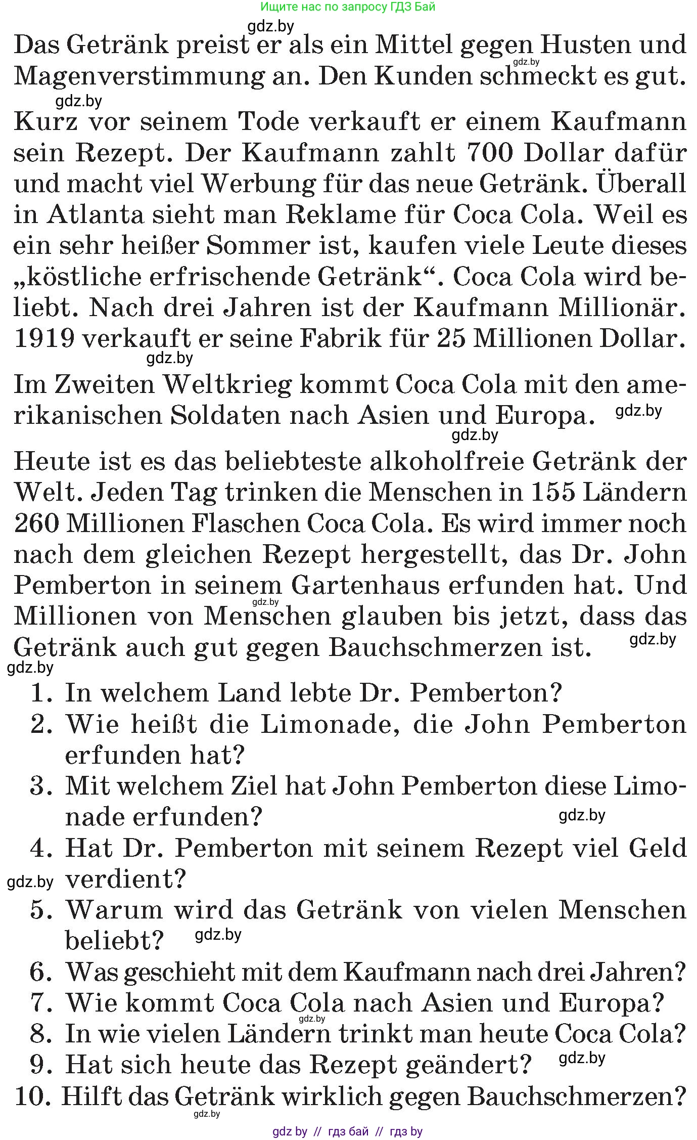Немецкий язык (Deutsch), 6 класс Учебник (Schülerbuch), авторы: Зуевская Елена Викторовна, Салынская Светлана Ивановна, Негурэ Ольга Вячеславовна, издательство Вышэйшая школа, Минск, 2022, жёлтого цвета, Teil 2, страница 168, номер 2, Условие (продолжение 2)